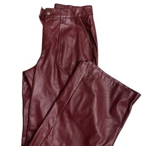 Wild Fable Maroon Wide Leg Pants
